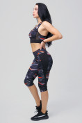 Оптом Спортивный костюм для фитнеса женский темно-серого цвета 212904TC в Самаре, фото 3