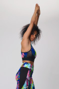 Оптом Спортивный костюм для фитнеса женский салатового цвета 212904Sl в Перми, фото 8