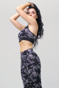 Оптом Спортивный костюм для фитнеса женский серого цвета 212906Sr в Перми, фото 8
