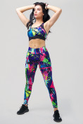 Оптом Спортивный костюм для фитнеса женский салатового цвета 212906Sl в Самаре, фото 7