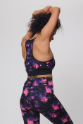 Оптом Спортивный костюм для фитнеса женский темно-фиолетового цвета 212906TF, фото 11