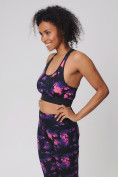 Оптом Спортивный костюм для фитнеса женский темно-фиолетового цвета 212906TF, фото 13