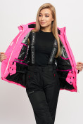 Оптом Горнолыжная куртка MTFORCE женская розового цвета 2153R в Казани, фото 10