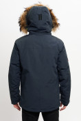 Оптом Куртка зимняя мужская удлиненная с мехом хаки цвета 2159-1TS, фото 11