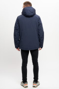 Оптом Молодежная зимняя куртка мужская темно-синего цвета 2159TS, фото 7