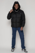 Оптом Спортивная куртка MTFORCE мужская черного цвета 2161Ch в Екатеринбурге, фото 5