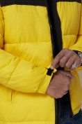 Оптом Спортивная куртка MTFORCE мужская желтого цвета 2161J в Казани, фото 12