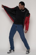 Оптом Спортивная куртка MTFORCE мужская красного цвета 2161Kr в Казани, фото 14