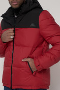 Оптом Спортивная куртка MTFORCE мужская красного цвета 2161Kr в Екатеринбурге, фото 9