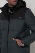 Оптом Спортивная куртка MTFORCE мужская темно-синего цвета 2161TS в Екатеринбурге, фото 10