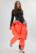 Оптом Горнолыжный комбинезон женский MTFORCE оранжевого цвета 22002O в Волгоградке, фото 11