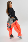 Оптом Горнолыжный комбинезон женский MTFORCE оранжевого цвета 22002O в Перми, фото 12