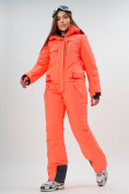 Оптом Горнолыжный комбинезон женский MTFORCE оранжевого цвета 22002O в Оренбурге, фото 5