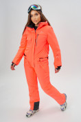 Оптом Горнолыжный комбинезон женский MTFORCE оранжевого цвета 22002O в Перми, фото 3