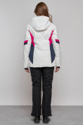 Оптом Горнолыжная куртка женская зимняя белого цвета 2201-1Bl, фото 15