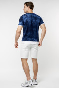 Оптом Мужская футболка варенка темно-синего цвета 221004TS в Екатеринбурге, фото 7
