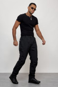 Оптом Брюки утепленный мужской зимние спортивные черного цвета 2211-1Ch в Астане, фото 10