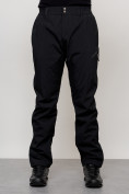 Оптом Брюки утепленный мужской зимние спортивные черного цвета 2211-1Ch в Волгоградке