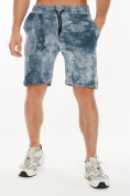 Оптом Мужские шорты варенки голубого цвета 221102Gl в Перми