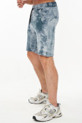 Оптом Мужские шорты варенки голубого цвета 221102Gl, фото 3
