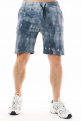 Оптом Мужские шорты варенки голубого цвета 221103Gl в Перми, фото 3