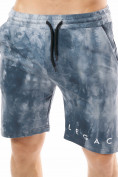 Оптом Мужские шорты варенки голубого цвета 221103Gl, фото 7