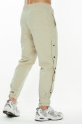 Оптом Костюм штаны с футболкой бежевого цвета 221117B, фото 8