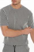 Оптом Костюм шорты и футболка серого цвета 221130Sr, фото 4