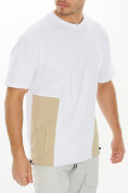 Оптом Костюм джоггеры с футболкой белого цвета 221120Bl в Казани, фото 9
