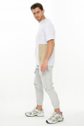 Оптом Костюм джоггеры с футболкой белого цвета 221120Bl, фото 2