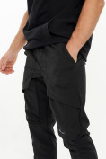 Оптом Костюм джоггеры с футболкой черного цвета 221120Ch, фото 6