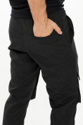 Оптом Костюм джоггеры с футболкой черного цвета 221120Ch, фото 8