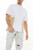 Оптом Костюм джоггеры с футболкой белого цвета 221120Bl, фото 5