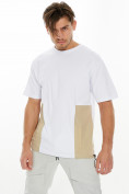Оптом Костюм джоггеры с футболкой белого цвета 221120Bl в Перми, фото 7