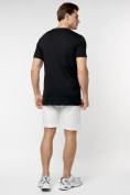 Оптом Мужские футболки с принтом черного цвета 221418Ch в Екатеринбурге, фото 6