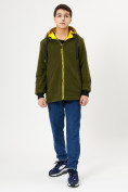 Оптом Куртка двусторонняя для мальчика желтого цвета 221J в Екатеринбурге, фото 13