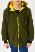 Оптом Куртка двусторонняя для мальчика желтого цвета 221J в Екатеринбурге, фото 17