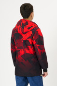 Оптом Куртка двусторонняя для мальчика красного цвета 221Kr в Казани, фото 7