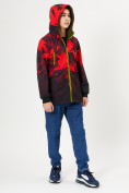 Оптом Куртка двусторонняя для мальчика красного цвета 221Kr в Казани, фото 8