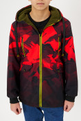 Оптом Куртка двусторонняя для мальчика красного цвета 221Kr в Казани, фото 10