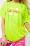 Оптом Джоггеры с футболкой салатового цвета 222065Sl в Казани, фото 9