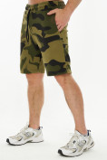 Оптом Шорты трикотажные мужские камуфляж цвета 222101Kf в Перми, фото 2
