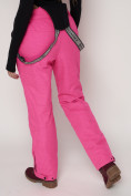 Оптом Полукомбинезон брюки горнолыжные женские розового цвета 2221R в Екатеринбурге, фото 11
