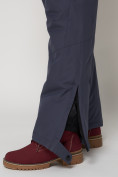 Оптом Полукомбинезон брюки горнолыжные женские темно-серого цвета 2221TC в Казани, фото 11