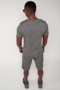 Оптом Спортивный костюм летний мужской серого цвета 22265Sr, фото 11