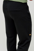 Оптом Трикотажные брюки мужские черного цвета 2226Ch в Казани, фото 9