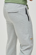 Оптом Трикотажные брюки мужские серого цвета 2226Sr в Перми, фото 6