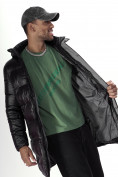 Оптом Куртка удлинённая мужская зимняя черного цвета 22307Ch в Казани, фото 23