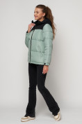 Оптом Спортивная куртка MTFORCE женская бирюзового цвета 2236Br в Казани, фото 2