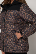 Оптом Спортивная куртка MTFORCE женская коричневого цвета 2236K в Казани, фото 14